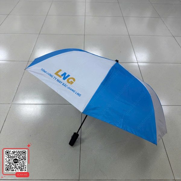Ô Cầm Tay In Logo Công Ty LNG 4 Ô cầm tay 8 nan in logo LNG May Bắc Giang