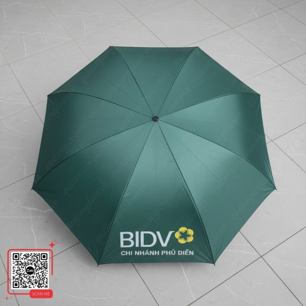 Ô Cầm Tay In Logo Ngân Hàng BIDV Chi Nhánh Phú Diễn 5 Ô cầm tay in logo BIDV theo yêu cầu màu xanh lá
