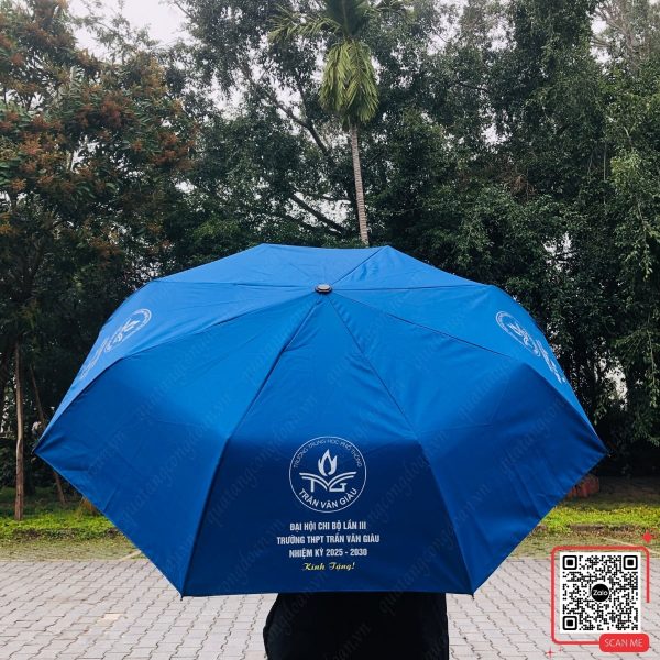 Ô Cầm Tay Màu Xanh Dương Đại Hội Chi Bộ Trường Học 5 Ô cầm tay in logo theo yêu cầu đại hội chi bộ màu xanh dương