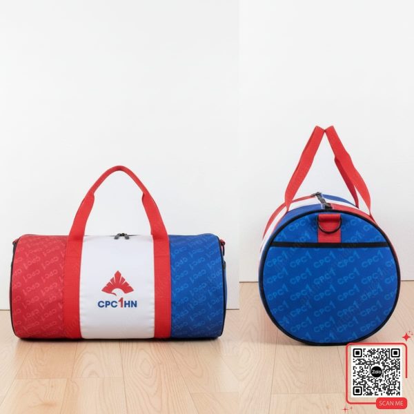 Túi Trống Du Lịch In Logo CPC1HN 5 Túi du lịch trụ tròn in logo CPC1HN