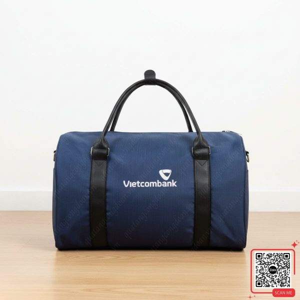 Túi Du Lịch In Logo Vietcombank 3 Túi trống du lịch Vietcombank