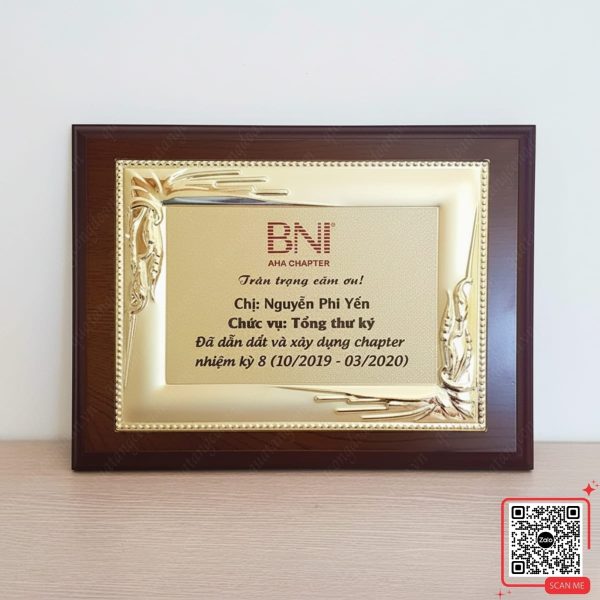 Bảng Vinh Danh Nhân Viên Xuất Sắc Công Ty BNI 3 Bảng khen nhân sự tiêu biểu BNI