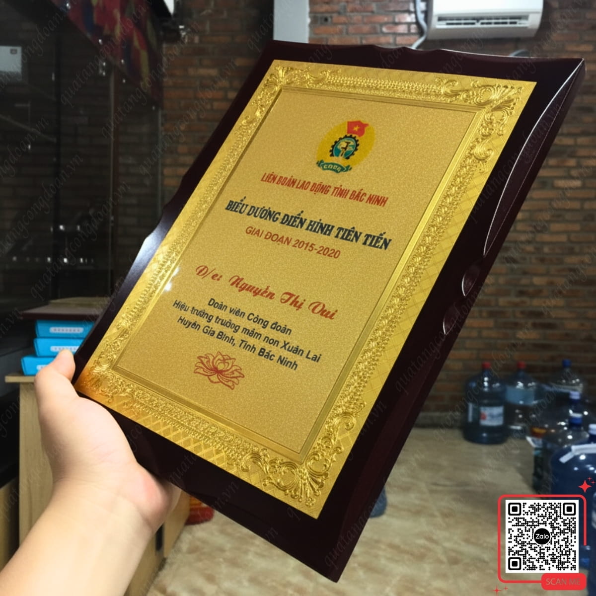 Bảng vinh danh công đoàn cán bộ xuất sắc