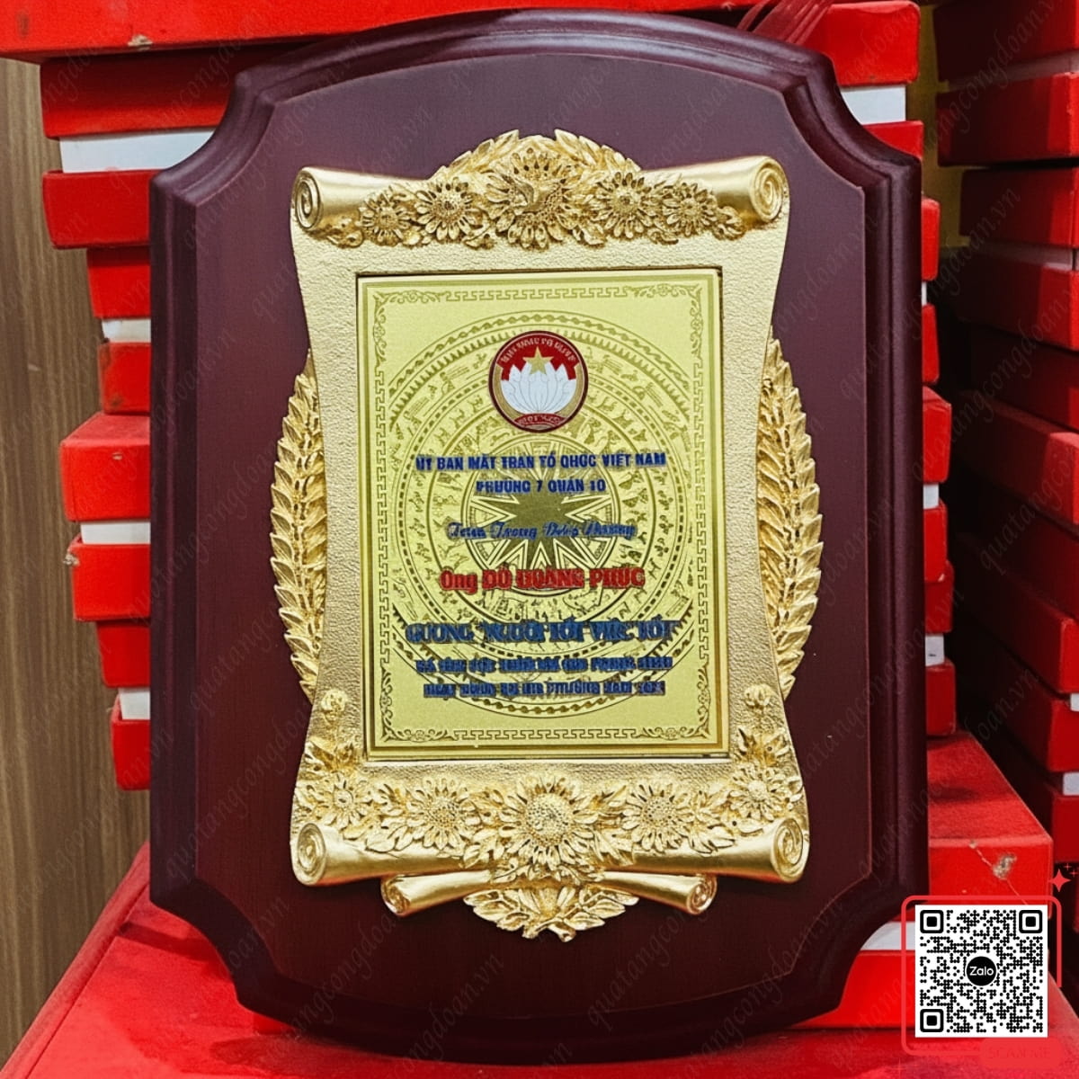 Bảng vinh danh MTTQ gương "Người tốt việc tốt"