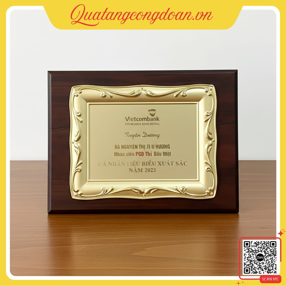 bang-vinh-danh-nhan-vien-xuat-sac-vietcombank Bảng vinh danh nhân viên xuất sắc Vietcombank