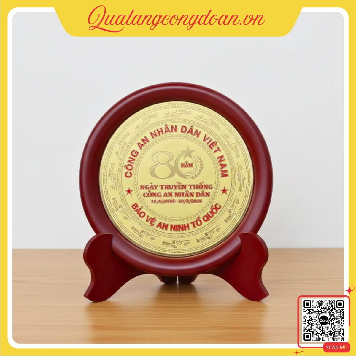 bieu-trung-go-dong-80-nam-cong-an-nhan-dan Biểu trưng gỗ đồng 80 năm Công an Nhân dân