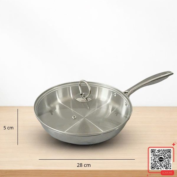 Chảo Inox Quà Tặng 30/4 - 1/5 Cho Công Nhân 4 Chảo inox quà tặng lễ 30/4