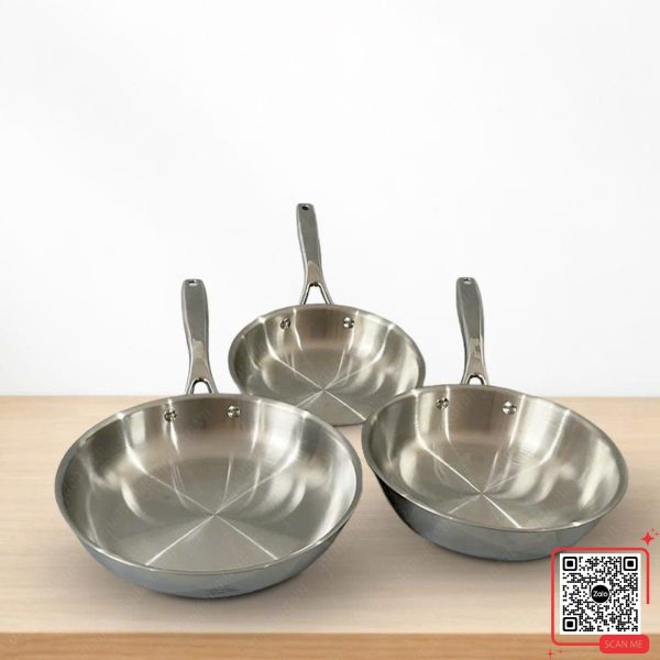Chảo Inox Quà Tặng 30/4 - 1/5 Cho Công Nhân 8 Chảo inox đa kích thước quà tặng công nhân