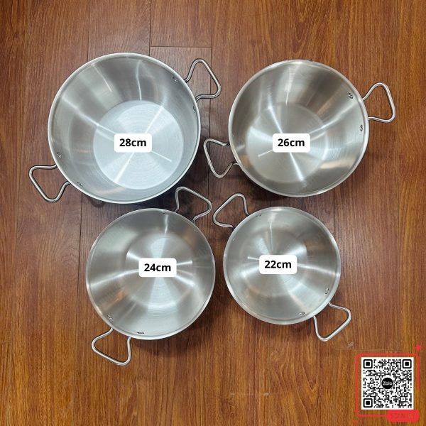 Bộ Nồi Bầu Inox Quà Tặng 1/5 Cho Người Lao Động 7 Nồi inox giá rẻ đa dạng kích thước