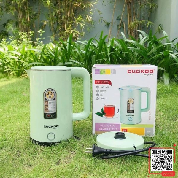 Ấm Siêu Tốc GUKDD 2.5L Giá Rẻ 4 Ấm siêu tốc GUGKDD 2.5L màu xanh mint