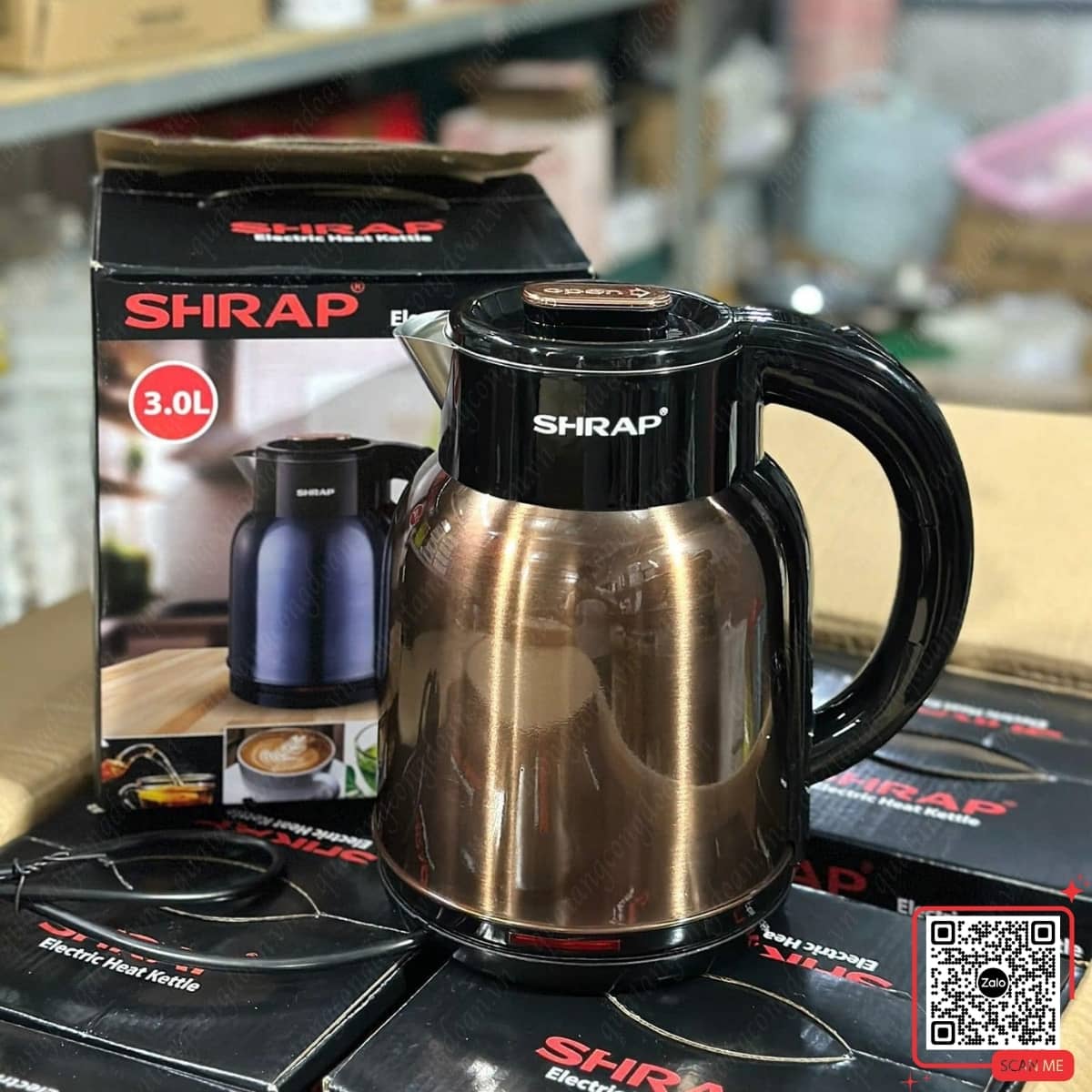 am-sieu-toc-sharp-3l-mau-vang-gold Ấm đun nước Sharp 3L màu vàng gold