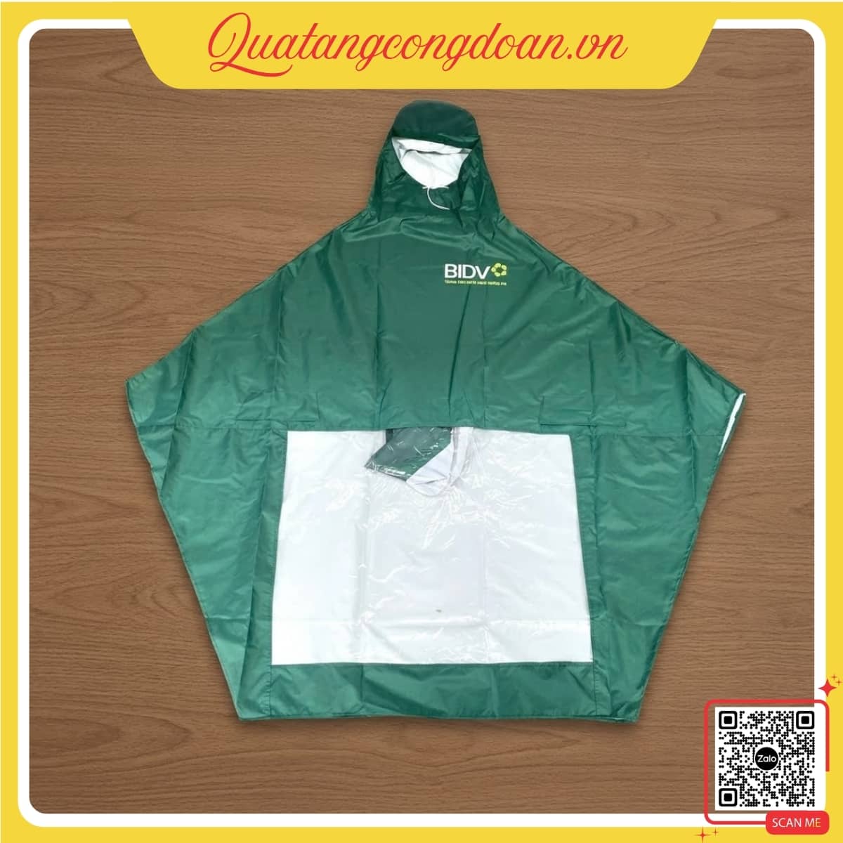 ao-mua-canh-doi-mau-xanh-in-logo-bidv Áo mưa cánh dơi màu xanh in logo BIDV quà tặng khách hàng ngân hàng