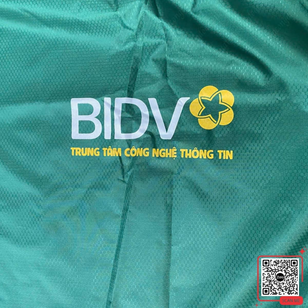 ao-mua-quang-cao-in-logo-bidv-mau-xanh Áo mưa quảng cáo màu xanh in logo BIDV chất lượng cao