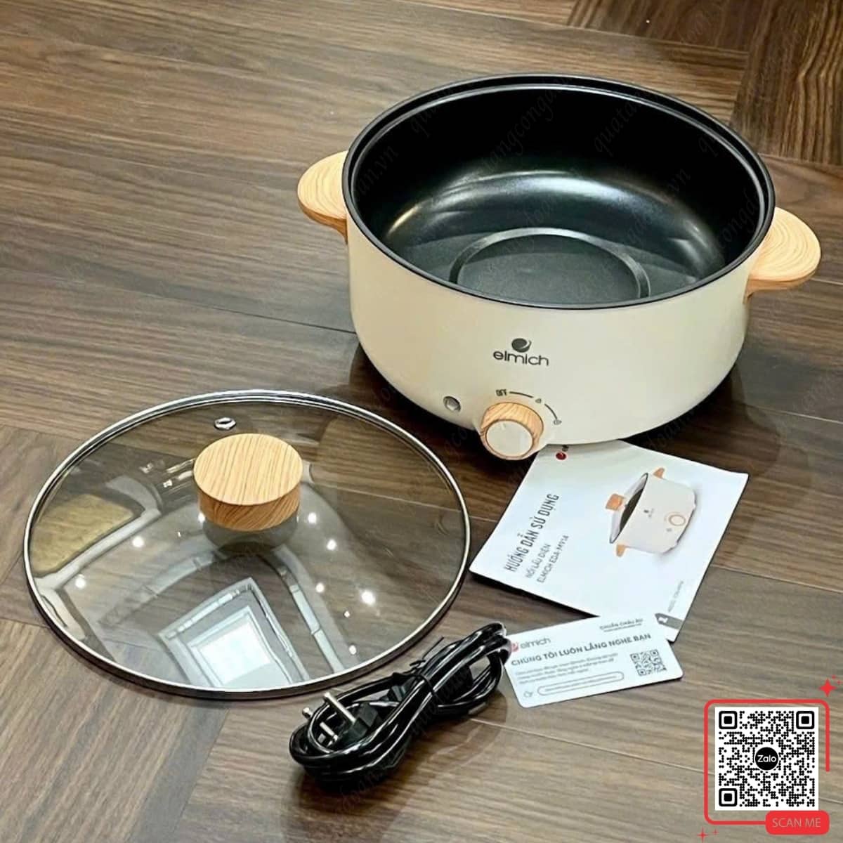 Nồi lẩu điện Elmich quà tặng gia dụng cao cấp cho doanh nghiệp