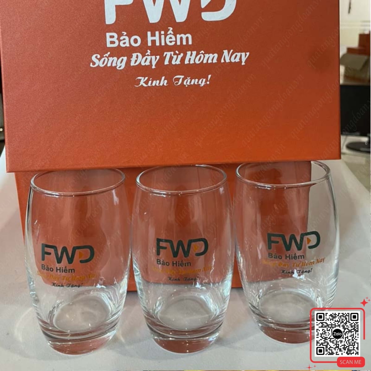 50+ Quà Tặng Kỷ Niệm 97 Năm Thành Lập Công Đoàn Việt Nam 28/07 106 Bộ 6 cốc thủy tinh quà tặng Bảo hiểm FWD
