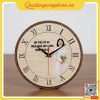 Đồng Hồ Treo Tường Gỗ In Ảnh Cô, Trò Cuối Cấp 2 Đồng hồ gỗ in ảnh tập thể tặng học sinh cuối cấp