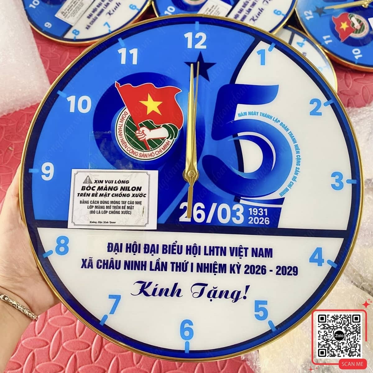 dong-ho-treo-tuong-in-logo-ky-niem-95-nam-thanh-lap-doan-tncs Đồng hồ treo tường in logo kỷ niệm 95 năm thành lập Đoàn TNCS