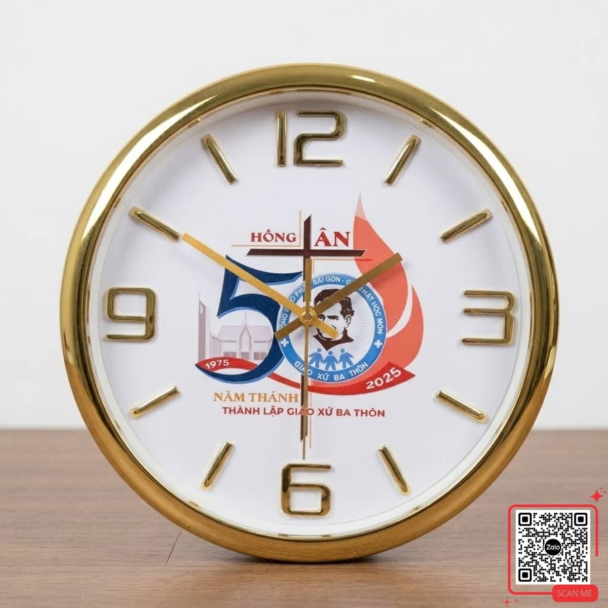 dong-ho-treo-tuong-luu-niem-50-nam-thanh-lap-giao-xu Đồng hồ treo tường lưu niệm 50 năm thành lập Giáo xứ