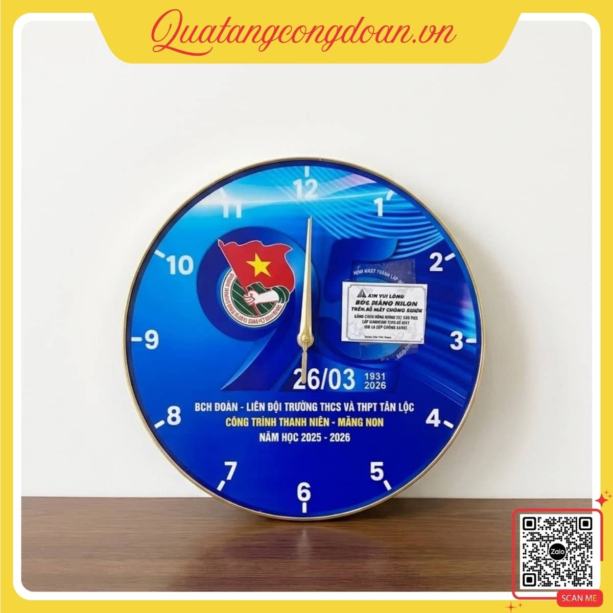 dong-ho-treo-tuong-luu-niem-95-nam-thanh-lap-doan-tncs-ho-chi-minh Đồng hồ treo tường lưu niệm 95 năm thành lập Đoàn TNCS Hồ Chí Minh