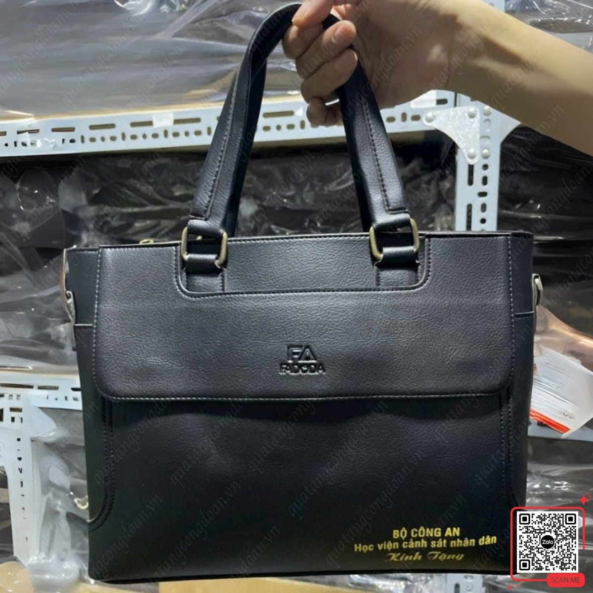 Cặp Da Đại Hội Chi Bộ Công An Xã Hưng Long 16 Cặp da đại biểu Học viện Cảnh sát Nhân dân