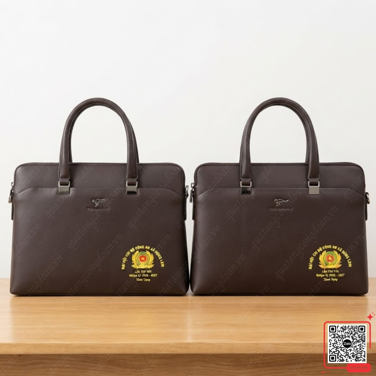 cap-da-in-logo-dai-hoi-chi-bo-cong-an-xa-hung-long Cặp da in logo Đại hội Chi bộ Công an xã Hưng Long