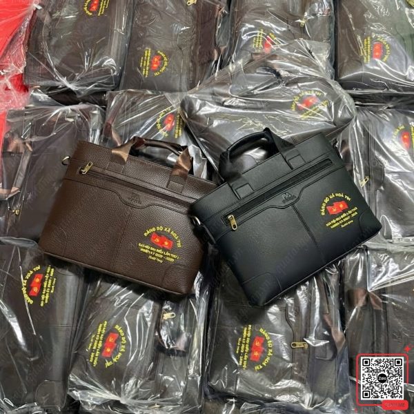 Cặp Da Đại Hội Đảng Bộ Xã Hòa Trị 6 Cặp da quà tặng Đại hội Đảng bộ xã Hòa Trị