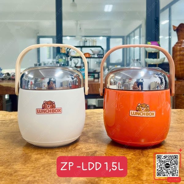 Hộp Cơm Giữ Nhiệt 1 Ngăn Loại 1.5L 5 hop com giu nhiet 1 ngan tien loi cho van phong
