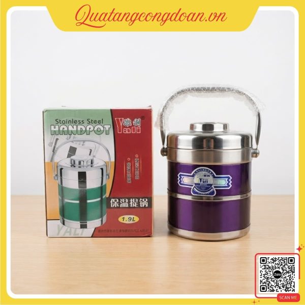 Hộp Đựng Cơm Inox 2 Tầng