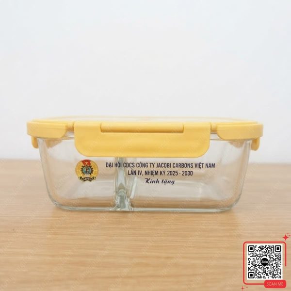 Hộp Cơm Thủy Tinh Công Đoàn Jacobi Carbons 3 hop dung thuc pham thuy tinh 2 ngan qua tang dai hoi cong doan