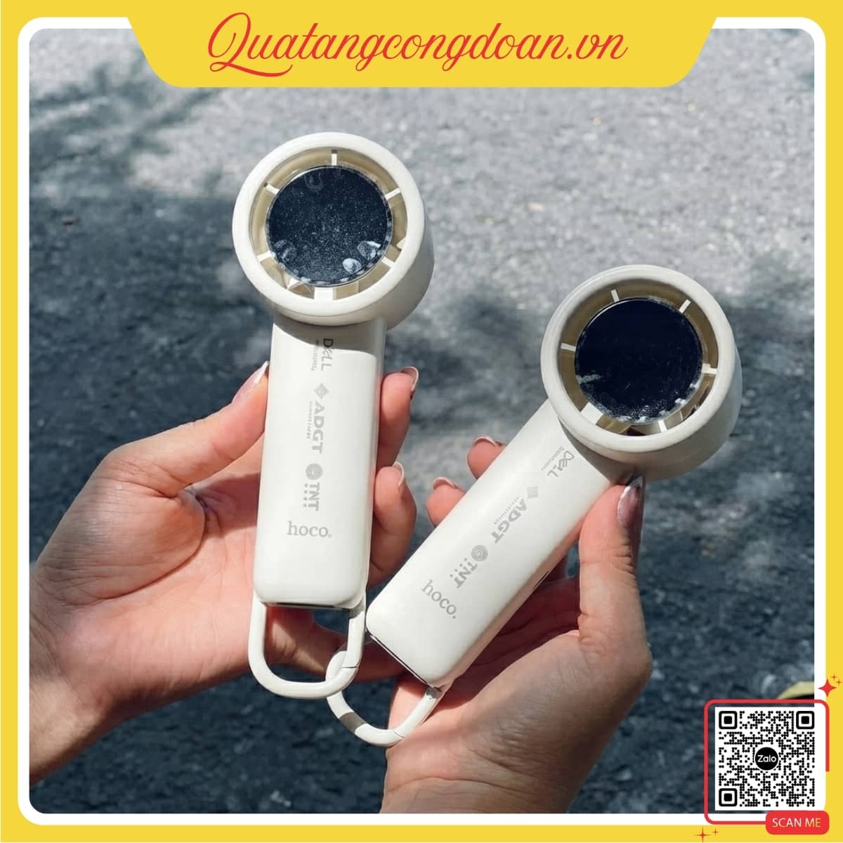 quat-dien-cam-tay-mini-in-logo-qua-tang quat dien cam tay mini in logo qua tang